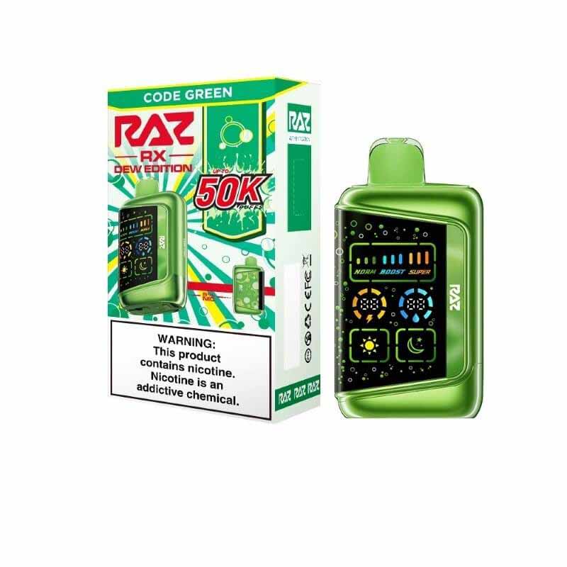 RAZ RX50000 Code Green disposable vape
